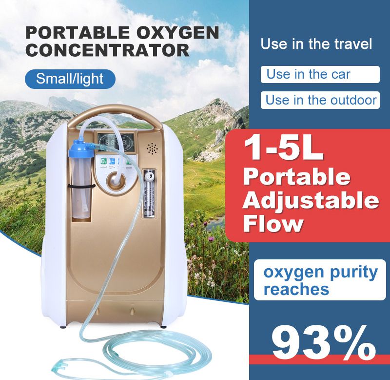Portable Mini Oxygen Concentrator for Outdoor, Travel, Home