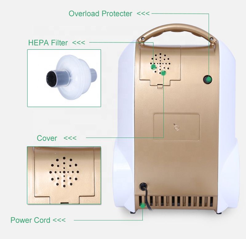 1L Home Health Care Oxygen Concentrator For Student Oxygen