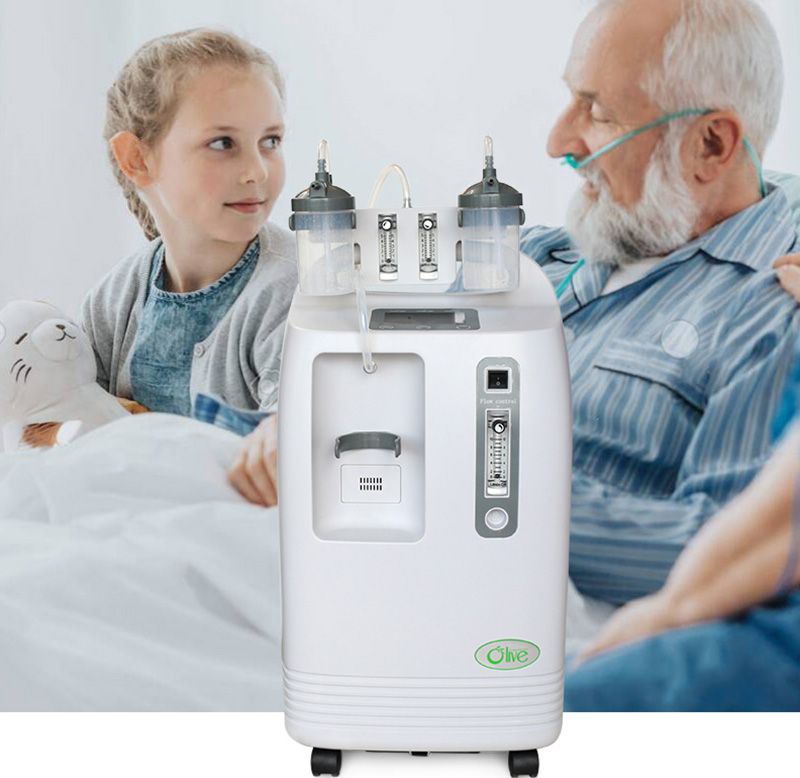 OLV-10s Dual Oxygen Concentrator For 2 People